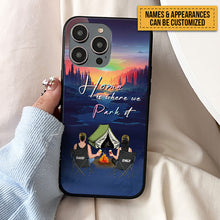 Home Is Where We Park It - Camping Phone Case - Memories Gift For Campers Couples Personalized Custom Phone Case