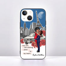 You Are The Missing Piece To My Heart - Couple Phone Case - Gift For Couples  Personalized Custom Phone Case