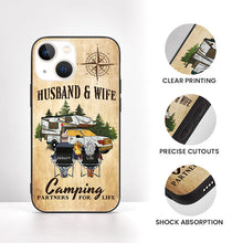 Husband And Wife Camping Partners For Life - Gift For Camping Lovers - Personalized Phone Case