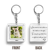 Custom Photo - Personalized Custom Dog Keychain Dog Memorial Gifts For Loss Of Dog dog - Personalized Keychains - Pet Memorial Gifts Cat Keychain