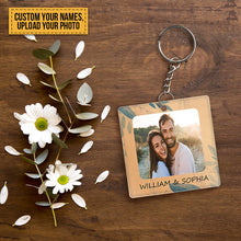 Custom Photo - God Blessed The Broken Road That Led Me Straight To You - Customized Keychain Gift - Couple Gift