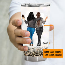 "She" To My "Nanigans" - Personalized Tumbler Cup - Birthday Gift For Besties, BFF, Sisters, Sistas, Co-workers