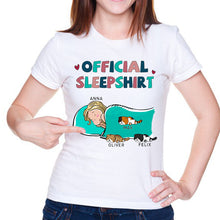 Cat Official Sleepshirt - Personalized Custom Unisex T-shirt