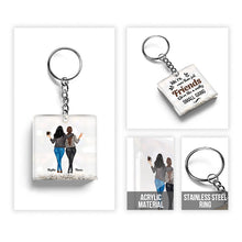 "She" To My "Nanigans" - Personalized Keychain - Birthday Gift For Besties, BFF, Sisters, Sistas, Co-workers