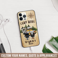 Husband And Wife Camping Partners For Life - Gift For Camping Lovers - Personalized Phone Case