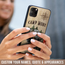 Husband And Wife Camping Partners For Life - Gift For Camping Lovers - Personalized Phone Case