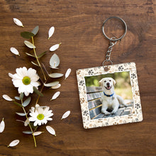 Custom Photo Personalized Keychain Don't Cry For Me I'm OK!! - Upload Image - Custom Keychain Memorial Gift For Dog Cat Mom Dad