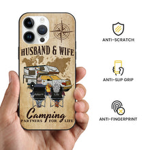 Husband And Wife Camping Partners For Life - Gift For Camping Lovers - Personalized Phone Case