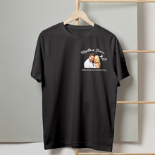 Custom Photo Together Since - T Shirt - Couple T-Shirt Anniversary Gifts For Her, Him Personalized Custom T-Shirt