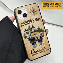Husband And Wife Camping Partners For Life - Gift For Camping Lovers - Personalized Phone Case