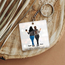 "She" To My "Nanigans" - Personalized Keychain - Birthday Gift For Besties, BFF, Sisters, Sistas, Co-workers