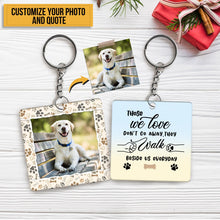 Custom Photo Personalized Keychain Don't Cry For Me I'm OK!! - Upload Image - Custom Keychain Memorial Gift For Dog Cat Mom Dad